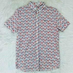 Vineyard Vines Boys Palm Tree 100% Cotton Shirt